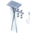 MAOFALZZNA LED Shower Set: 5 Modes, Waterfall Head 3D model small image 2