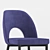 Velvet Comfort: Molly Chairs 3D model small image 3