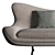 Cozy Comfort: Liu Jo Warm Hug Sofa 3D model small image 4