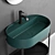 Oval Washbasin Console by Nic Design 3D model small image 2