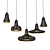 Modern Crystal Pendant Light Collection 3D model small image 3