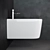 Ceramica Nova New Day Hanging Bidet CN3006 3D model small image 4