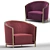 Elegant Armchair: Rugiano Vetrina 3D model small image 1