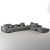 Cozy Comfy Corner Sofa 3D model small image 4