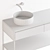 Elegant Stand and Stylish Faucet Set 3D model small image 4