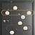 Elegant Oval Ring Chandelier 3D model small image 1