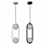 Modern Glass Pendant Lamp 3D model small image 1