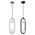 Modern Glass Pendant Lamp 3D model small image 2