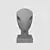 Elegant Sculptural Decor 3D model small image 1
