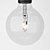 Minimalist Muuto Pendant Lamp 3D model small image 2