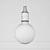 Minimalist Muuto Pendant Lamp 3D model small image 3