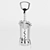 Sleek Corkscrew for Effortless Wine Opening 3D model small image 2