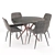 Corona Render Dinner Table Set 3D model small image 4