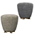 Elegant Topaze Stool: Stylish Comfort 3D model small image 2