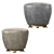 Elegant Topaze Stool: Stylish Comfort 3D model small image 3