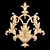 Baroque Carving: Classic Design for CNC and Renders 3D model small image 3