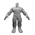 Incredible Hulk: Green Monster Marvel 3D model small image 4