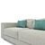 Foldable Singapore 3-seat Couch 3D model small image 3