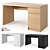 Sleek Malm Desk - Versatile & Stylish 3D model small image 1