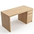 Sleek Malm Desk - Versatile & Stylish 3D model small image 2