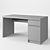 Sleek Malm Desk - Versatile & Stylish 3D model small image 5