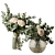  Elegant Rose Bouquets with Eucalyptus Branches 3D model small image 1