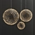Elegant Moooi Raimond Pendant Light 3D model small image 1