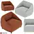 Cozy and Chic Sumo Lounge Chair 3D model small image 1