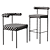 Kashmir Chair & Barstool Duo 3D model small image 2