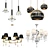 Modern Chandelier Collection 3D model small image 1