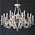 Elegant CHIARO Gabriel Chandelier 3D model small image 1