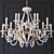 Elegant CHIARO Gabriel Chandelier 3D model small image 2