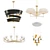 Modern Chandelier Collection 3D model small image 1