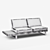 Outdoor Platform Loveseat 3D model small image 5