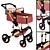 Sleek Stroller for Smooth Rides 3D model small image 1