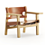 Stylish Spanish Chair: Fredericia's Finest 3D model small image 4