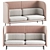 Modern Design Tune Sofa by Zilenzio 3D model small image 1
