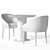 Dutch Designer Piet Boon's Elegant Dining Set 3D model small image 10