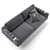 Elegant Giorgio Charisma Sofa 3D model small image 3