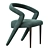 Wave Chair: Elegant Design, Perfect for any Space 3D model small image 2