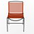 Modern Metal Spaghetti Chair 3D model small image 2