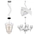 Modern Chandelier Collection 3D model small image 1