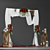 Elegant Floral Wedding Arch 3D model small image 3