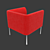 Elegant LS-16 Arm Chair: Timeless Beauty 3D model small image 3