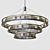 Futuristic Fuze Pendant Light 3D model small image 1