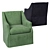 Sophisticated Clayton Chair by Bernhardt 3D model small image 3