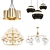 Modern Chandelier Collection 3D model small image 1