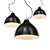 Modern Pendant Chandelier Collection 3D model small image 2