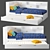 YANN Children's Bed with Shelves: Organize and Sleep 3D model small image 6