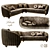 Luxurious Corner Sofa: Arredoclassic Liberty 3D model small image 1